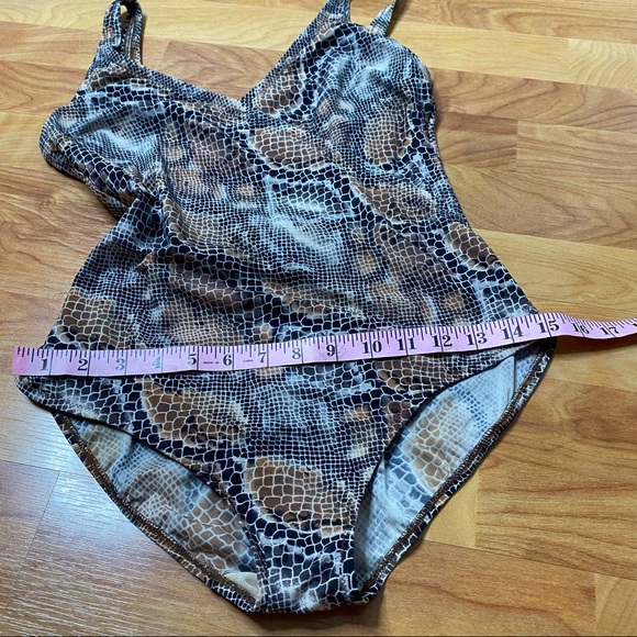 Vintage 1980’s Gottex Snakeskin One Piece Swimsuit - Picture 10 of 11